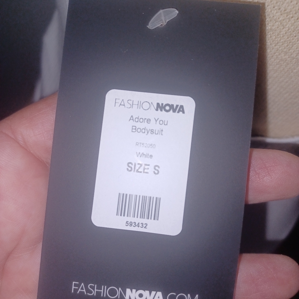 Fashion Nova- Adore You Bodysuit- W Sz Small - Picture 7 of 9